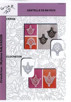 Fiche n°1 Dentelle Bayeux Cerise - Clocheton