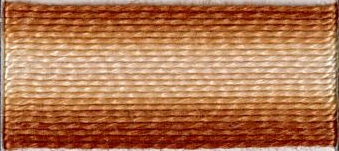 Coton perlé n°8 ref 105 marron dégradé